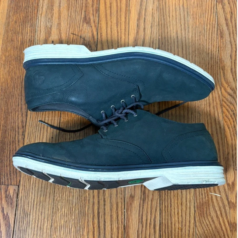 Timberland Hoverlite Sawyer Lane Blue Waterproof Leather Oxford Shoes Men's‎ 9.5